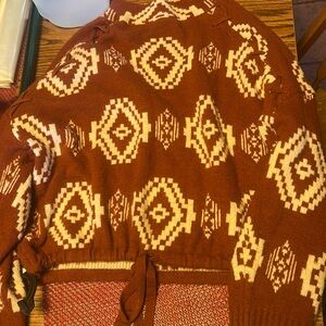 sweater xxxL but runs really small red with a design